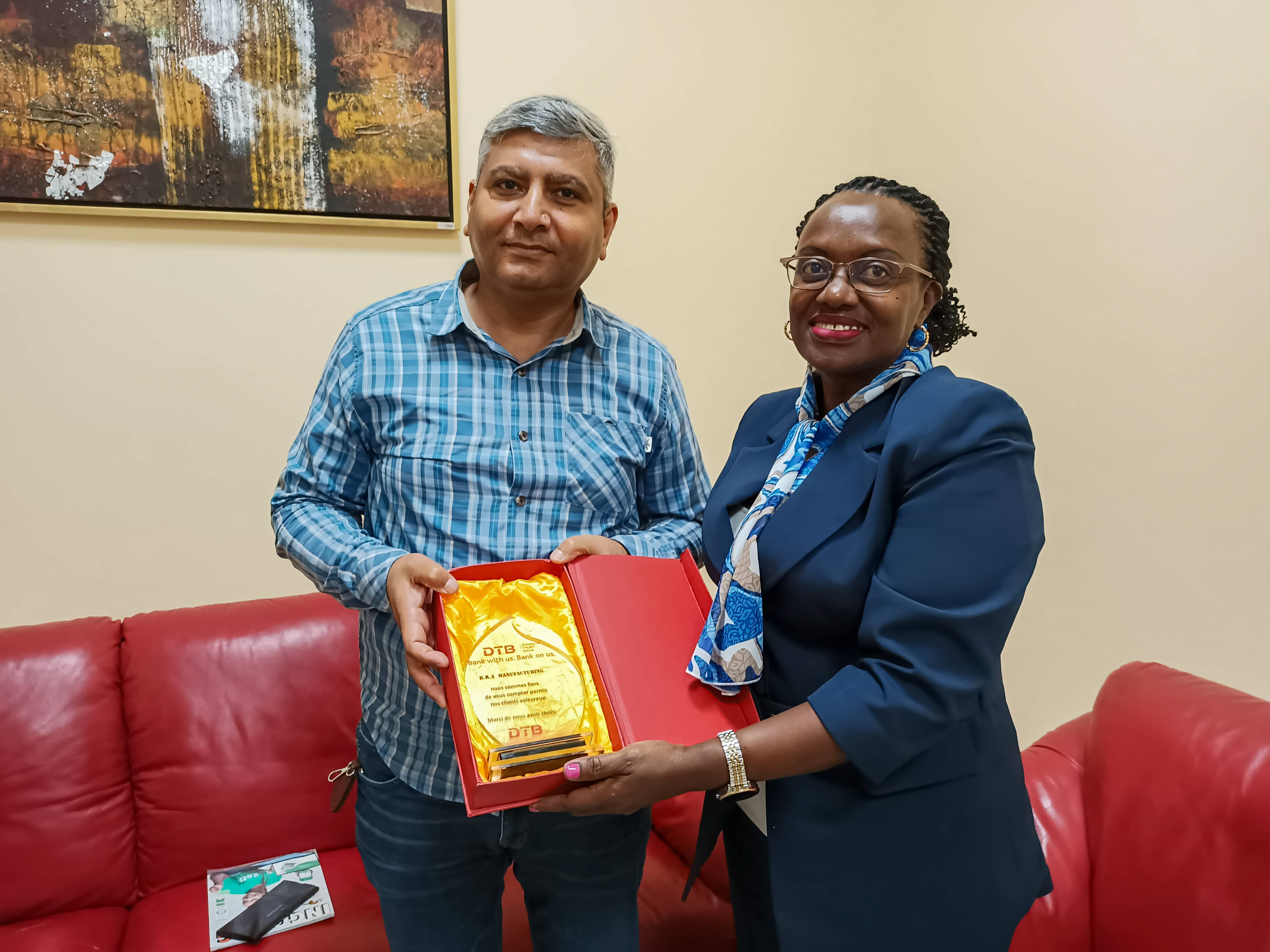 Dimond trust bank appreciation ceremony at DTB  Main Branch