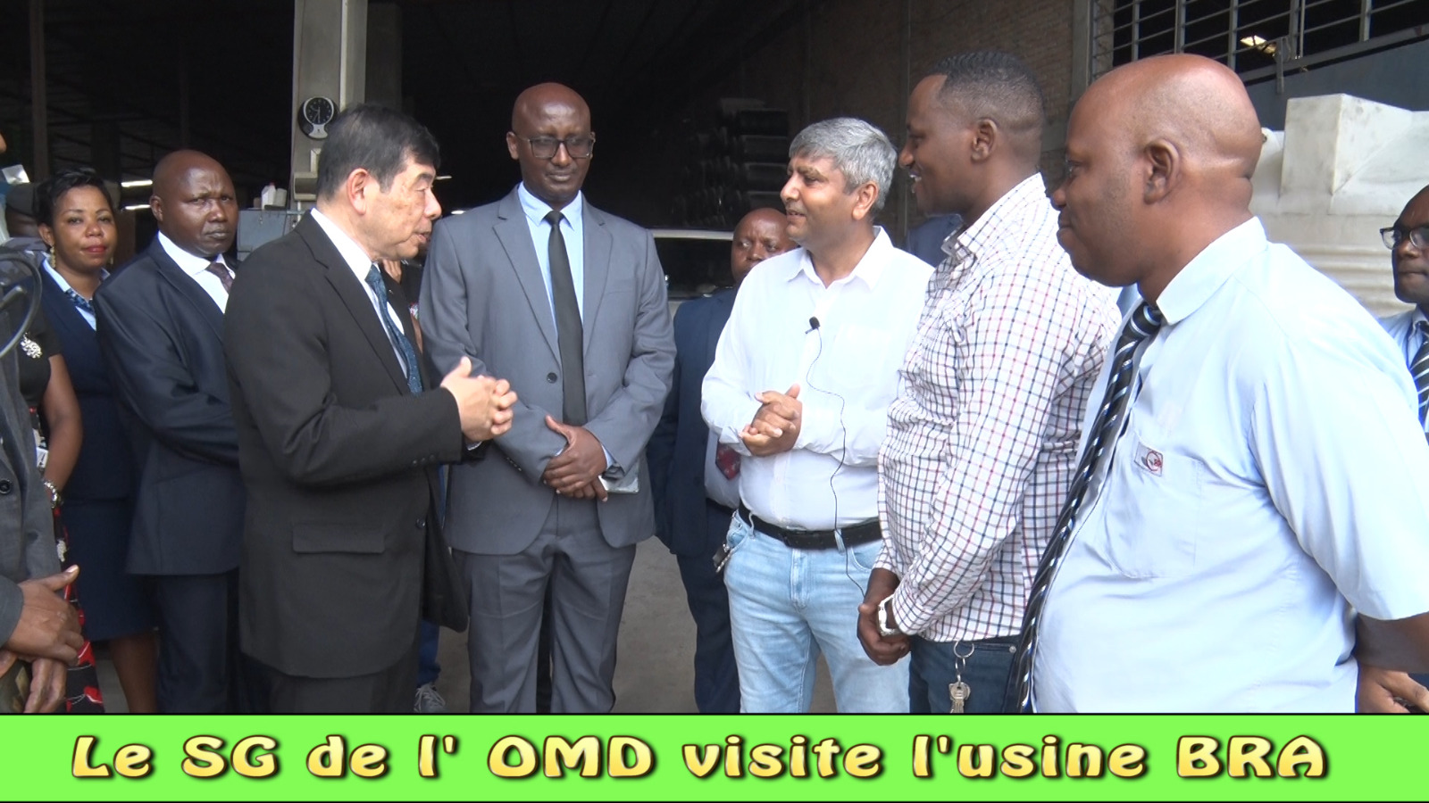 Secretary General of the World Customs Organization visit at B.R.A Manufacturing